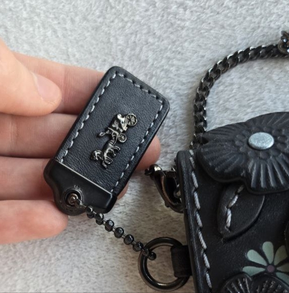 Coach Crossbody Bag with Floral Accents - Picture 5 of 13